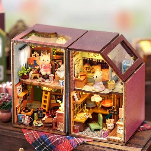 Miniature house dollhouse kit - miniature,