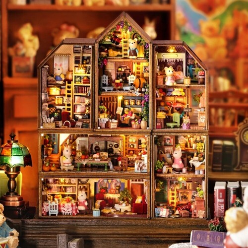 Diy miniature dollhouse kit - diy,