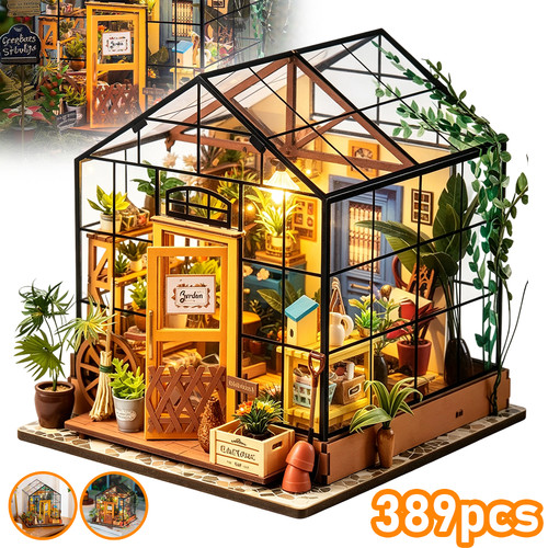 389pcs cathy flower house - flower,