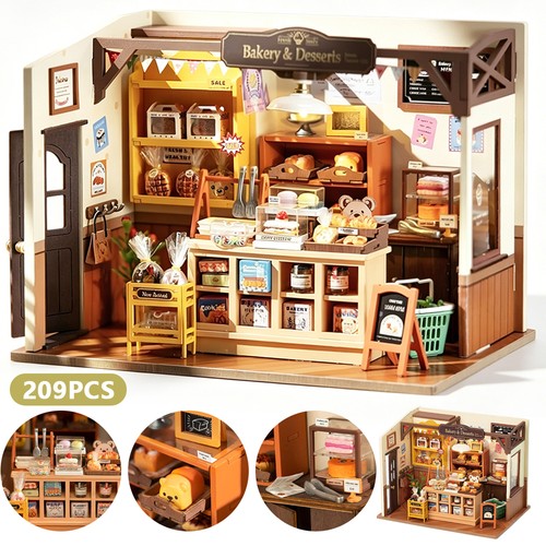 Baking house miniature - baking, wooden