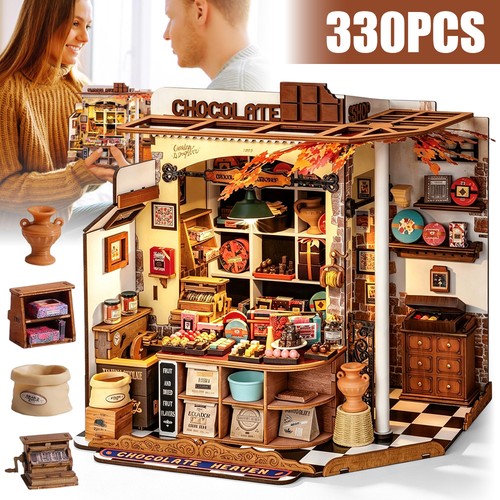 Wooden chocolate shop - wooden,