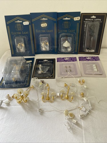Dolls house electric lighting - house,