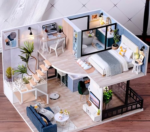 Diy miniature dollhouse - 1:24,