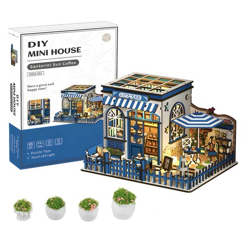 Santorini coffee shop diy - santorini,