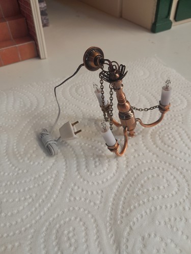 Dolls house chandelier light - dolls,