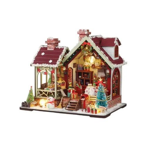 Warm christmas lodge - warm,