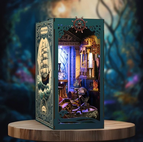 Book nook kit diy - book,