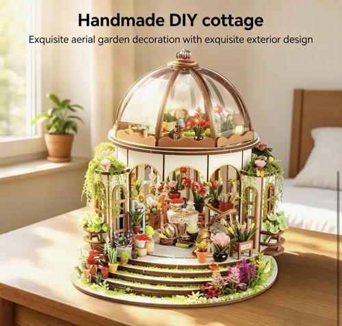 Diy miniature dollhouse kit - miniature,