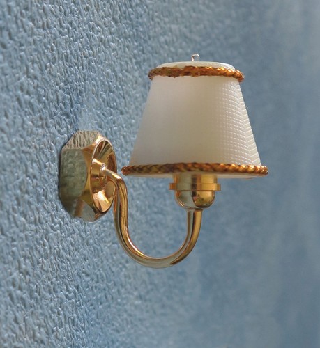 White shade wall lamp for - white, 12th