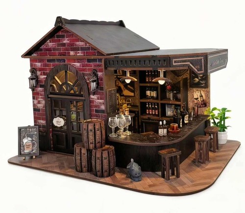 Book nook kit - nook, wooden