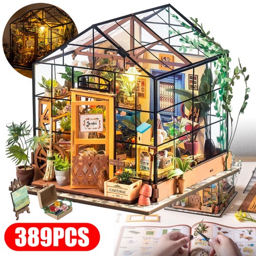 Flower house diy miniature - flower,