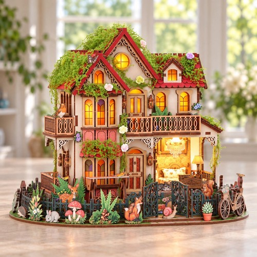 Diy forest castle miniature - castle,
